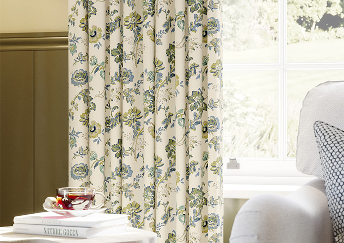 Land & Shore Orchard, Green - Made to Measure Curtains - Image 5